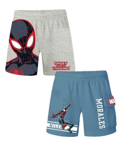 Spider-man Kids' Boys' 2t-7 Miles Morales Shorts, 2-pack In Multi