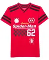 Spider-man Little & Big Boys Short Sleeve Jersey T-shirt In Red