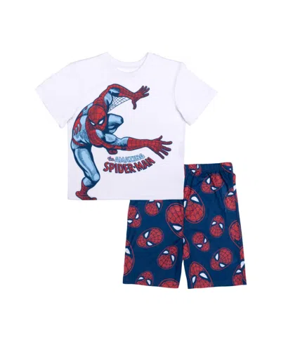 Spider-man Kids' Little Boys 2pc Pajama Shorts Set In Assorted