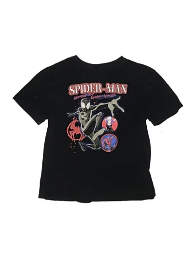 Pre-owned Spider-man Kids' Short Sleeve T-shirt In Black