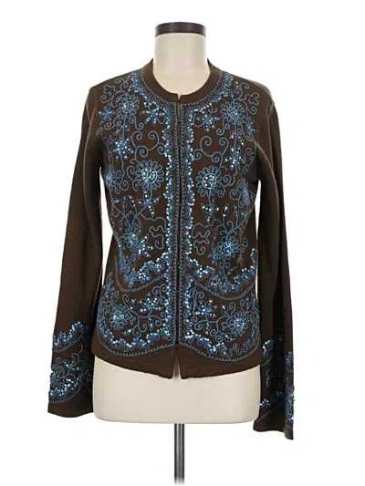 Pre-owned Spiegel Cardigan Sweater In Brown