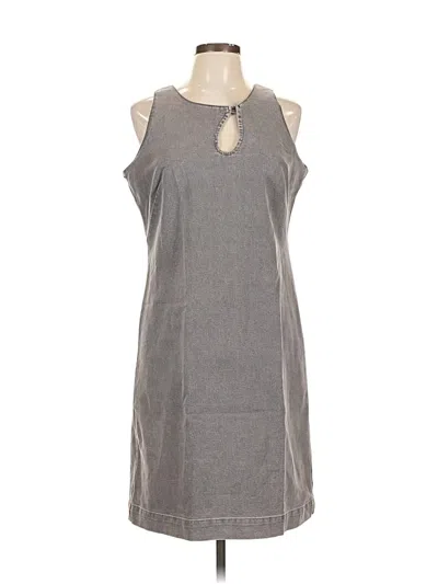 Pre-owned Spiegel Casual Dress In Gray