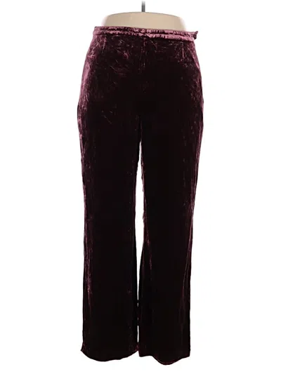 Pre-owned Spiegel Casual Pants In Burgundy
