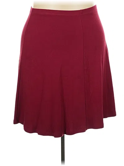 Pre-owned Spiegel Casual Skirt In Burgundy