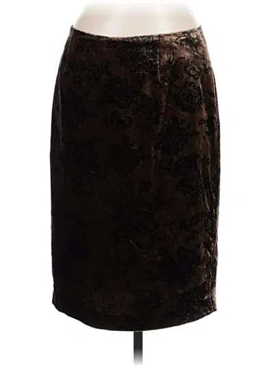 Pre-owned Spiegel Formal Skirt In Brown