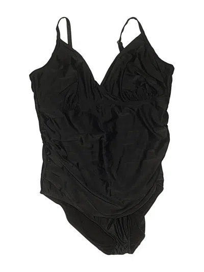 Pre-owned Spiegel One Piece Swimsuit In Black