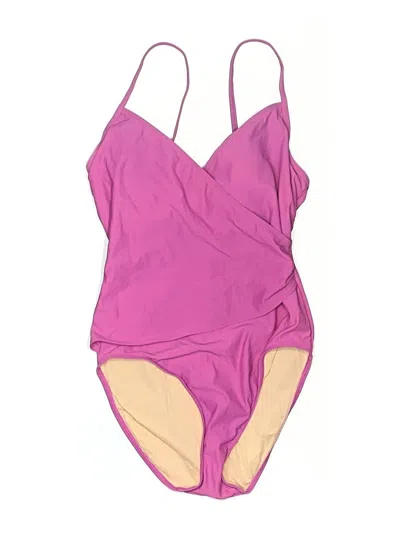 Pre-owned Spiegel One Piece Swimsuit In Purple