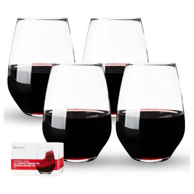 Spiegelau Authentis All Purpose Tumblers, Break-resistant, 22.4 Oz, Set Of 4 In Clear