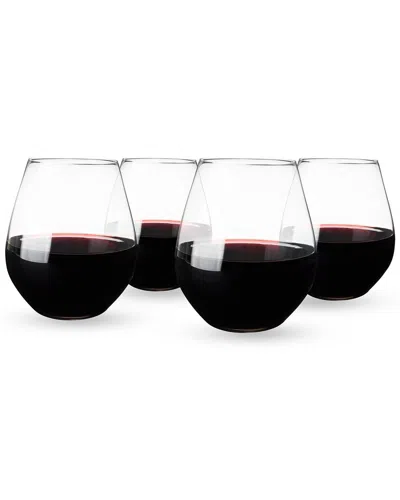 Spiegelau Authentis Set Of Four 22oz All Purpose Tumbers In Transparent