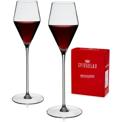 Spiegelau Definition Digestif Lightweight Wine Glasses, 4.5 Oz, Set Of 2 In Clear