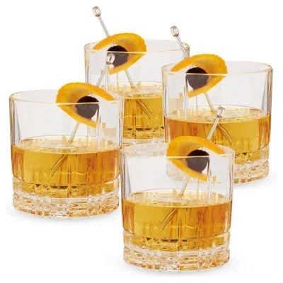 Spiegelau Serve Single Old Fashioned Lowball Cocktail Glasses, Set Of 4 In Clear
