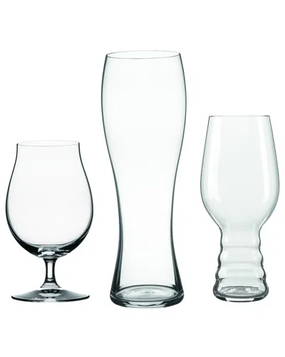Spiegelau Set Of 3 Craft Beer Tasting Kit In Transparent