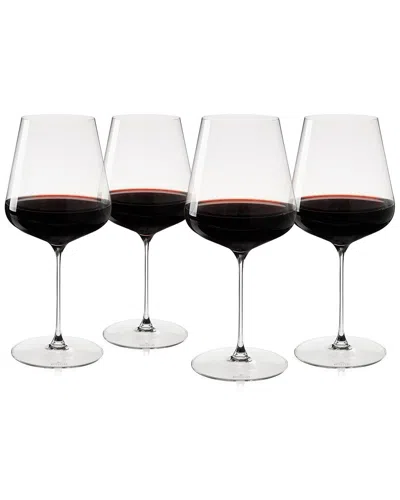 Spiegelau Set Of 4 Definition 26.5oz Bordeaux Glasses In Transparent