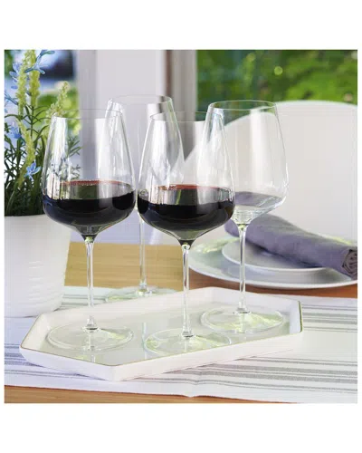 Spiegelau Set Of 4 Willsberger 22.4oz Bordeaux Glasses In Transparent