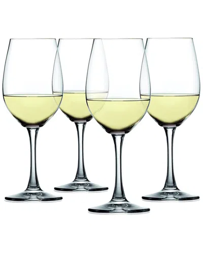 Spiegelau Set Of 4 Wine Lovers 13.4oz White Wine Glasses In Transparent