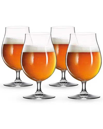 Spiegelau Set Of Four 15.5oz Beer Tulip Glasses In Transparent