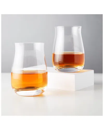 Spiegelau Set Of Two 13.25oz Single Barrel Bourbon Glasses In White