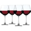 Spiegelau Style Burgundy Wine Glass Set Of 4 In Clear