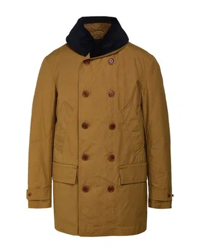 Spiewak Man Coat Camel Size L Cotton In Sand