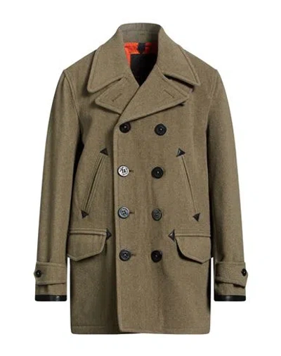 Spiewak Man Coat Military Green Size L Recycled Wool, Polyamide