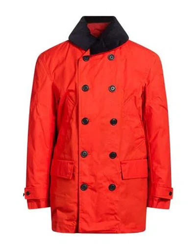 Spiewak Man Coat Orange Size L Cotton