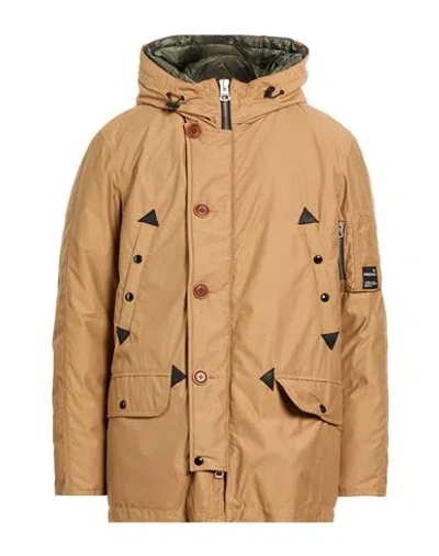 Spiewak Man Coat Sand Size L Cotton, Polyamide In Neutral