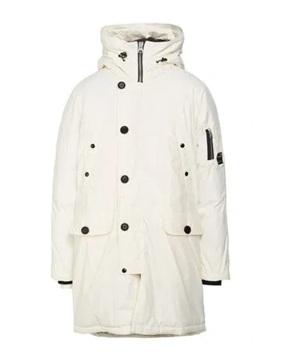 Spiewak Man Coat White Size L Recycled Polyamide, Organic Cotton