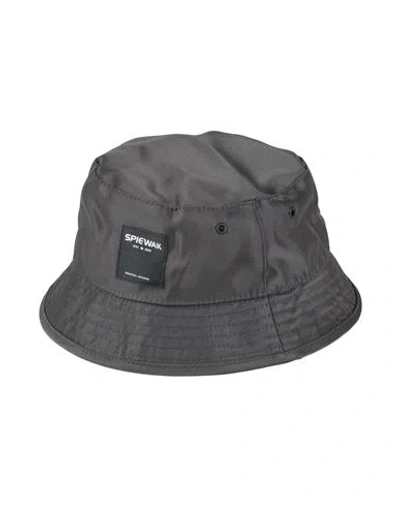 Spiewak Man Hat Charcoal Size L Polyamide In Grey