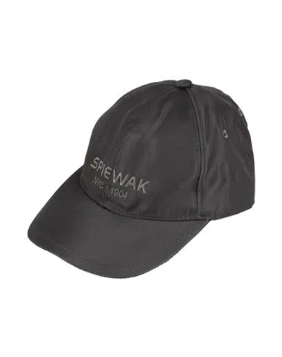 Spiewak Man Hat Charcoal Size Onesize Polyamide In Grey