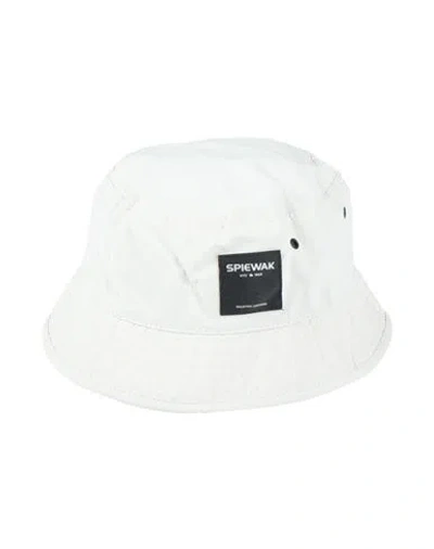 Spiewak Man Hat Off White Size L Polyamide