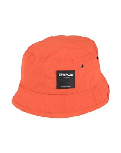Spiewak Man Hat Orange Size L Polyamide