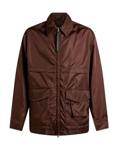 Spiewak Man Jacket Chocolate Brown Size L Nylon