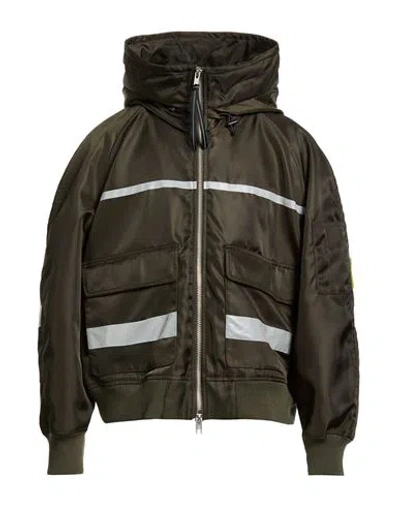 Spiewak Man Jacket Dark Green Size L Polyester