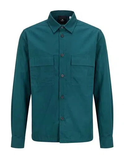 Spiewak Man Jacket Deep Teal Size L Cotton In Green