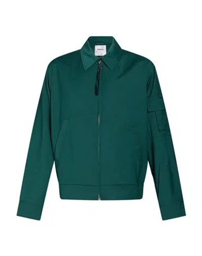Spiewak Man Jacket Green Size L Polyester, Wool, Polyurethane