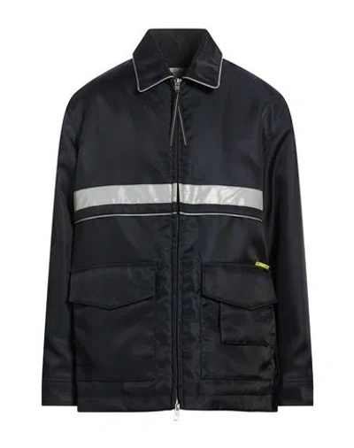 Spiewak Man Jacket Midnight Blue Size L Nylon In Black