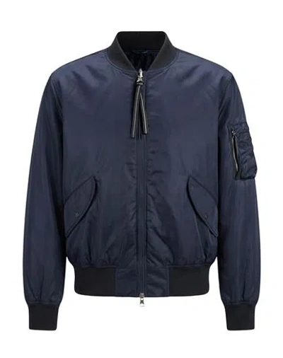 Spiewak Man Jacket Navy Size L Nylon In Blue