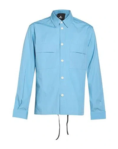 Spiewak Man Jacket Turquoise Size L Cotton In Blue