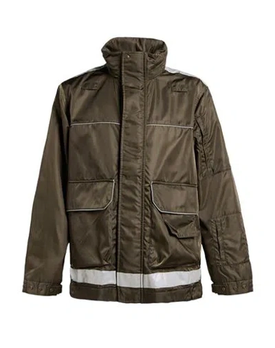 Spiewak Man Overcoat & Trench Coat Military Green Size L Nylon