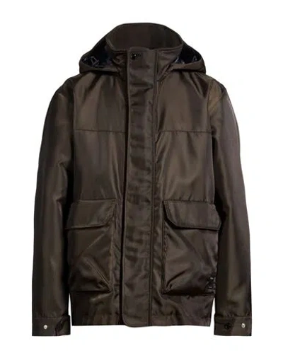 Spiewak Man Overcoat & Trench Coat Military Green Size L Nylon In Black
