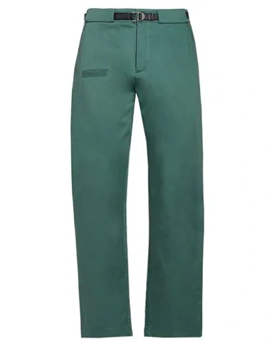 Spiewak Man Pants Dark Green Size L Cotton, Elastane