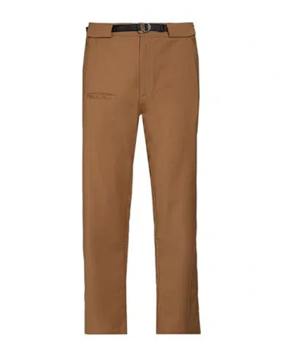 Spiewak Man Pants Light Brown Size L Polyester, Wool, Elastane