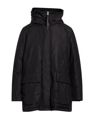 Spiewak Man Puffer Black Size L Recycled Nylon, Organic Cotton