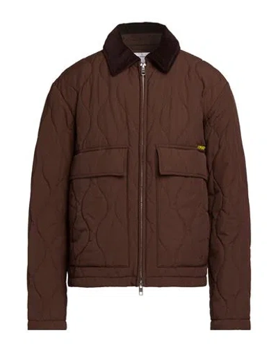 Spiewak Man Puffer Brown Size L Polyamide