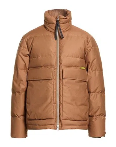 Spiewak Man Puffer Brown Size L Recycled Polyamide, Organic Cotton
