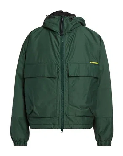 Spiewak Man Puffer Dark Green Size L Recycled Nylon, Organic Cotton