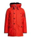 Spiewak Man Puffer Tomato Red Size L Cotton, Elastane