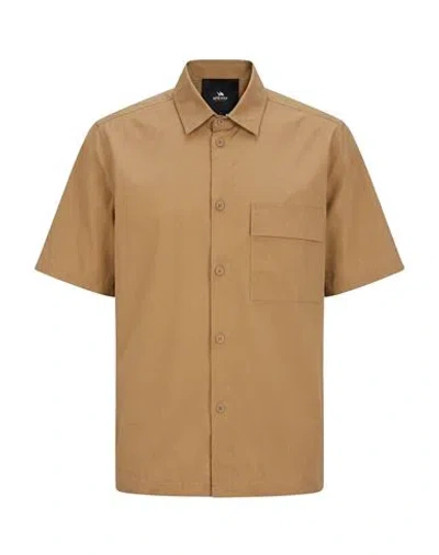Spiewak Man Shirt Camel Size L Cotton