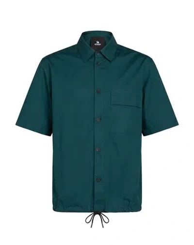 Spiewak Man Shirt Deep Teal Size L Cotton In Green
