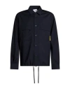Spiewak Man Shirt Midnight Blue Size L Polyester, Wool, Elastane In Blue